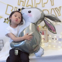 Брендовый кролик, детский воздушный шар, мультяшное украшение, макет, Южная Корея