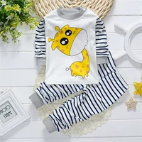 Quần áo cotton cỡ lớn cho bé mùa thu quần dài Bộ đồ lót cotton cho bé bộ đồ mùa xuân và mùa thu cho bé trai và bé gái áo phao trẻ em mùa đông