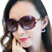 Cá tính Fox Head Sunglasses Khung Lớn Sunglasses của Phụ Nữ Đi Xe Đạp Sandblasting Kính Rõ Ràng Lens Kem Chống Nắng