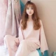 Đồ ngủ nữ mùa xuân và mùa thu cotton dài tay phiên bản Hàn Quốc của lưới đỏ mùa thu và mùa đông nữ dễ thương phục vụ tại nhà - Giống cái