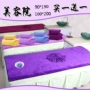 Thẩm mỹ viện cung cấp khăn lớn cửa hàng đặc biệt làm đẹp khăn trải giường khăn tắm massage điều trị massage bán buôn có lỗ ra giường