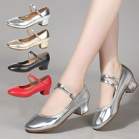 Серебряная высокая обувь, коллекция 2023, мягкая подошва, из натуральной кожи