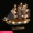 Thuyền buồm trang trí mô hình trang trí sinh nhật phong cách Địa Trung Hải bãi biển mịn thuyền trang trí thủ công - Trang trí nội thất