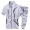 Mùa xuân và mùa hè của nam giới mới bf áo len cardigan trùm đầu ins áo khoác ngắn tay giản dị thẻ thủy triều thể thao ba mảnh phù hợp với áo hoodie nam