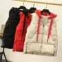 Châu Âu xuống ga vest nữ ngắn đoạn mùa đông 2018 mới buông lỏng học sinh Hàn Quốc trùm đầu mỏng manh hoang dã áo khoác nữ mùa đông