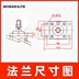 Xi lanh thủy lực tùy chỉnh 
            xi lanh thủy lực xi lanh nhẹ MOB40 * 25/50/600 xi lanh nhỏ tác động kép lỗ khoan 40 xilanh thủy lực 160 Xy lanh thủy lực