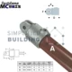 42/48 thép lan can phụ kiện kết nối fastener doanh sửa chữa thành viên cầu thang tay vịn thép ốc vít