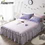 Khăn trải giường trải giường đơn cotton cotton mùa hè Phiên bản Hàn Quốc của tấm trải giường đôi chống trượt 1,5 m nệm nệm 1,8m 	chân váy giường