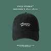 Black stubble 1993 soft top baseball cap
