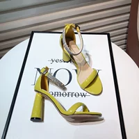 Летняя обувь на высоком каблуке, сандалии, Гонконг, французский стиль, 2023, в корейском стиле