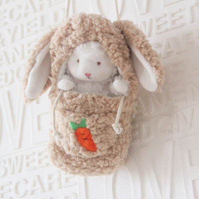 taobao agent Cotton portable doll, one-shoulder bag, rabbit, shoulder bag