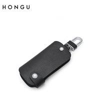 Red Valley Men Keychain Key Bag Bag Key Leather Leather Top Layer Leather Car Business Soft Leather Brand Brand Gift - Trường hợp chính vi moc chia khoa