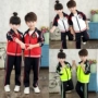Quần áo mẫu giáo xuân hè 2018 cho trẻ em đồng phục học sinh tiểu học lớp thể thao mùa xuân phù hợp với quần áo trẻ em váy trẻ em hàn quốc