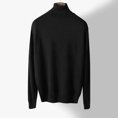 Spot RCC quần áo nam mùa thu và mùa đông mới chạm đáy mềm mại có thể lật ngược áo len len cao cổ nam - Hàng dệt kim Hàng dệt kim