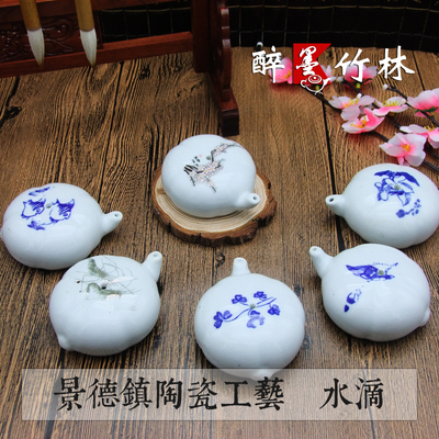 Бесплатная доставка керамика Jingdezhen, капли капель капель капель чернил, умывающие чернила капли чернил
