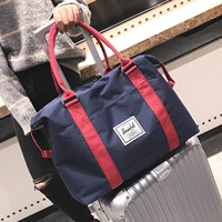 Hành lý nhỏ nữ du lịch đường ngắn túi nam Hàn Quốc phiên bản vải mini trọng lượng nhẹ hành lý xách tay túi du lịch đơn giản túi thủy triều túi đựng đồ cá nhân