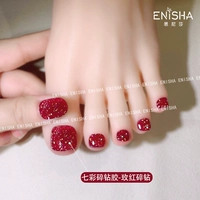 Красочный буровой глянцевый роз-роз красный сломанный бриллиант