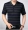 Mùa hè trung niên của nam giới nửa tay lụa trung niên lụa t-shirt nam ngắn tay màu rắn với pocket pocket top áo phông nam tay ngắn có nón