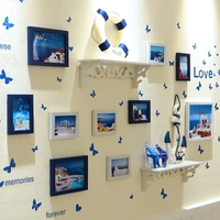 10b белый и синий, с 2 наборами [без украшения]