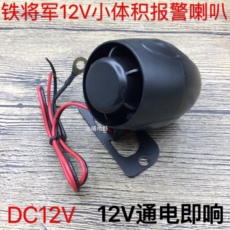 Противоугонная 汽车防盗器小车单音6音报警喇叭12v铁将军防盗器主机喇叭15w 20w