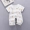 Baby nửa tay áo cotton mùa hè mỏng bé mùa hè tay ngắn romper romper quần áo sơ sinh cho bé mùa hè - Áo liền quần đồ bơi cho bé gái