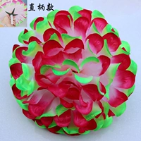 Прямая ручка с плоским цветом (красный смешанный светло -зеленый)