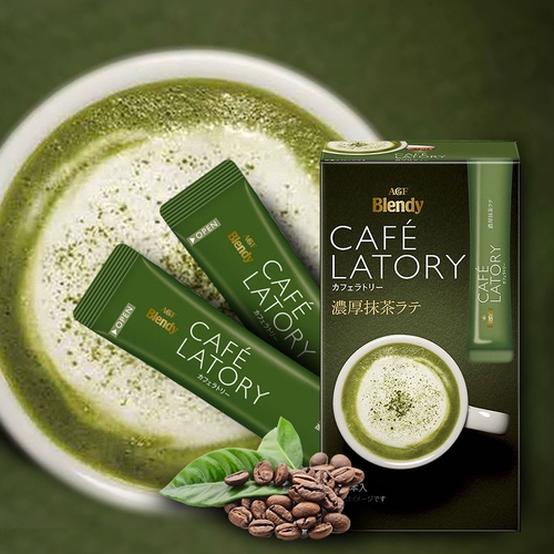 Япония импортированная Agf Bleny Speedy Michae Matcha Micro -бит -биттерская молоко карамельная защелка -latch -latan Sugar Coffee порошок кофе