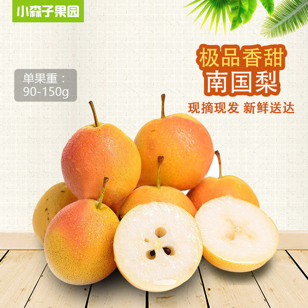 辽宁特产 小森子鲜果园 现摘南国梨 5斤 优惠券折后￥14.9包邮（￥19.9-5）