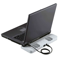 Nhật Bản trực tiếp ELECOM Yi Giống như máy tính xách tay siêu làm mát Giá đỡ tản nhiệt USB - Phụ kiện máy tính xách tay dán chống chói laptop