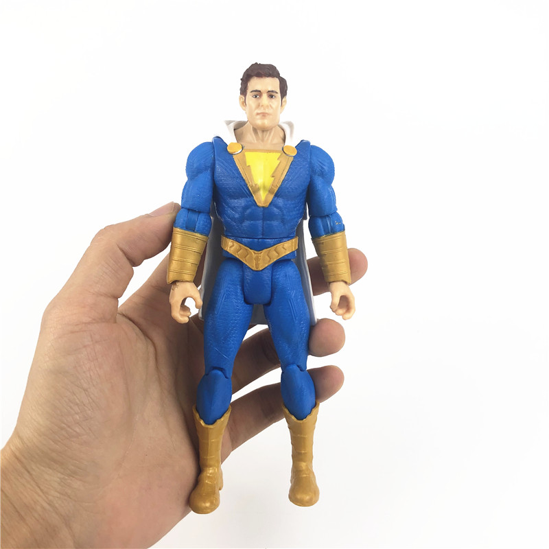 No. 4Genuine bulk cargo Mattel DC Superhero Movie Thunder shazam  6 inch Movable image Ornaments Model Shazam