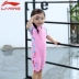 Đồ bơi trẻ em Li Ning Võ sĩ quyền anh Xiêm cô bé dễ thương Học sinh trẻ em vừa và nhỏ Đồ bơi trẻ em nữ 1-12 tuổi đồ bơi cho trẻ em Bộ đồ bơi của Kid