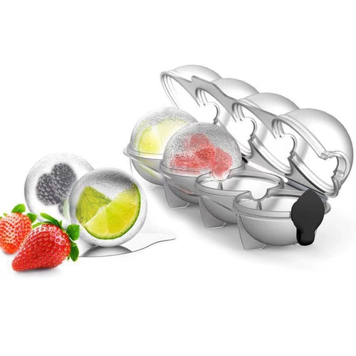 Создатель Ice Ball Round 4 Cavity Maicball Maker Diy Ice Cube Sha