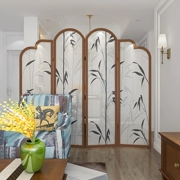 Màn hình hiện đại vách ngăn hiên phòng khách phòng ngủ phòng đơn giản thời trang châu Âu gỗ rắn gấp di động màn hình gấp trang trí - Màn hình / Cửa sổ