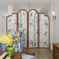 Màn hình hiện đại vách ngăn hiên phòng khách phòng ngủ phòng đơn giản thời trang châu Âu gỗ rắn gấp di động màn hình gấp trang trí - Màn hình / Cửa sổ mẫu song cửa sổ bằng gỗ đẹp