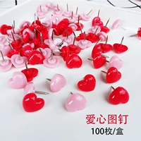 100 ногтей в форме сердца, ногти, фотографии стены, Creative Creative Creative Clear Clear Prowerm Press Nail Love Plutium