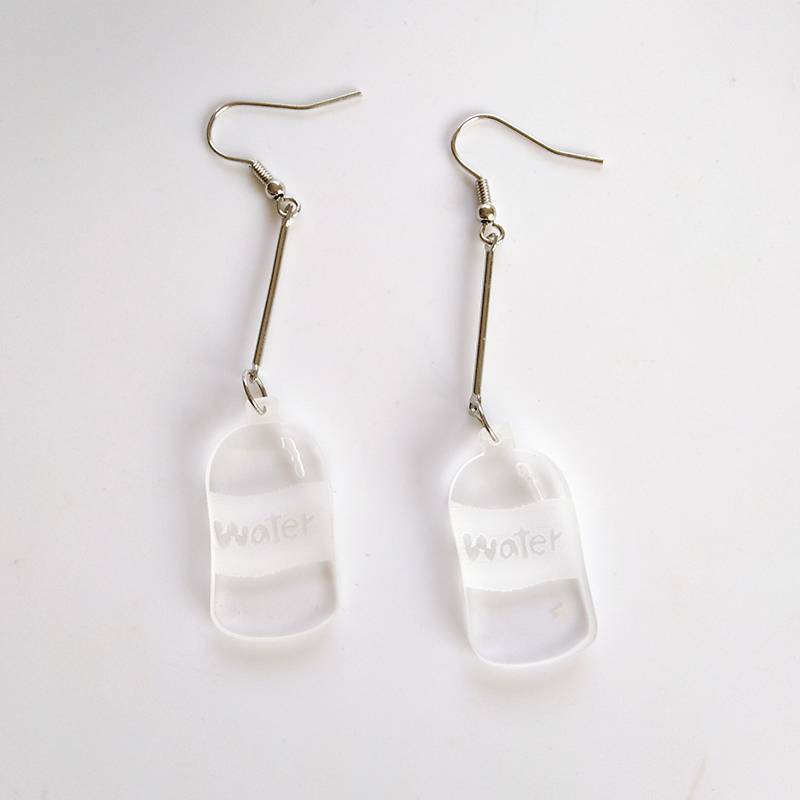 BlueSpecial Offer feedback temperament Spring and summer new pattern love Pearl Earrings Sweet Versatile Earrings Collection girl Ear Studs Ear clip