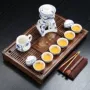 Bình gốm Xiaokang màu xanh và trắng đặt tất cả nước bán tự động ra bộ trà rỗng đặt ấm trà chống vảy - Trà sứ bình pha trà lock&lock