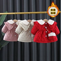 Зимняя детская флисовая куртка, детский пуховик, детская одежда, увеличенная толщина, 1-3 лет