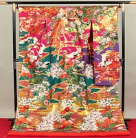 Формальный шелковый ткацкий цветок японской ткац