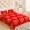Khăn bông, lớn màu đỏ một mảnh giường 1.8m2 đáng yêu cặp vợ chồng dày bông chải bán vải twill - Khăn trải giường bộ ga giường cao cấp