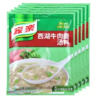 Отверждение Jiale West Lake Beef Vorch 37G*5 сумки Сулонический суп легкий суп приправы суп