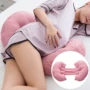 Thai phụ pad ngủ hỗ trợ gối mùa hè nâng bụng hình chữ u gối bên ngủ tạo tác nhân tạo gối gối cung bụng - Nguồn cung cấp tiền sản sau sinh nệm nước dành cho bà bầu