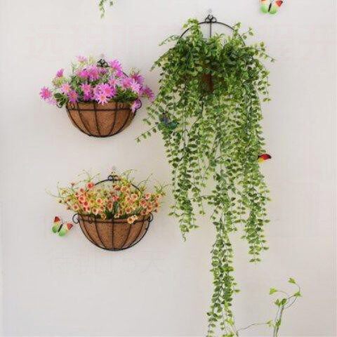 阳台装饰墙面 网红北欧墙壁装饰品墙上壁挂花篮卧室阳台墙面小花商品