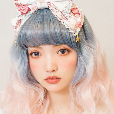 taobao agent 【Vanyar】Daily Japanese simulation girl wig + Lili week + gradient double color