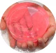 Персиковое мыло кругло