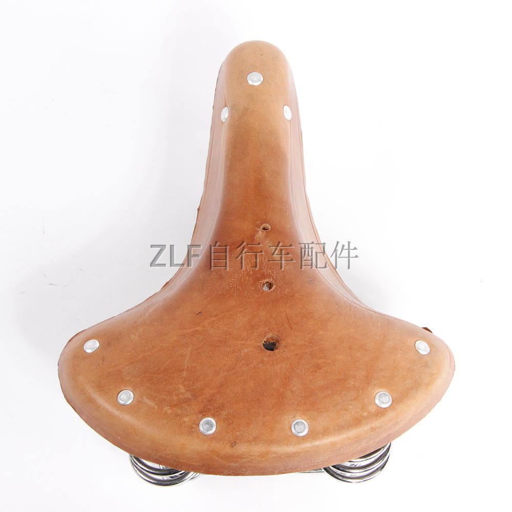 12 50 Retro Bicycle Seat Pure Cowhide Seat Old Bicycle Seat Bag