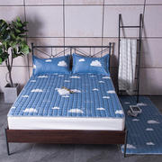 Mùa hè mỏng nệm giường, bảo vệ mat nhíp đôi 1.2 m 1.5 m1.8 pad là trượt kháng có thể giặt giường pad