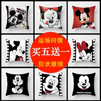 Phim hoạt hình dễ thương Mickey Minnie Chuột ôm gối xe sofa đệm gối tựa đầu gối quà tặng trẻ em ngày gối chăn 2 in 1 cho xe hơi