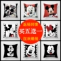 Phim hoạt hình dễ thương Mickey Minnie Chuột ôm gối xe sofa đệm gối tựa đầu gối quà tặng trẻ em ngày gối chăn 2 in 1 cho xe hơi