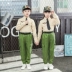 Bộ quần áo ngụy trang trẻ em biểu diễn nam và nữ học sinh tiểu học và trung học cơ sở trại hè trại hè quân phục trẻ em huấn luyện quân sự lực lượng đặc biệt - Trang phục Trang phục